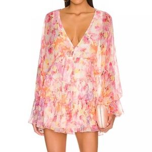 Hemant & Nandita Mini Dress in Pink